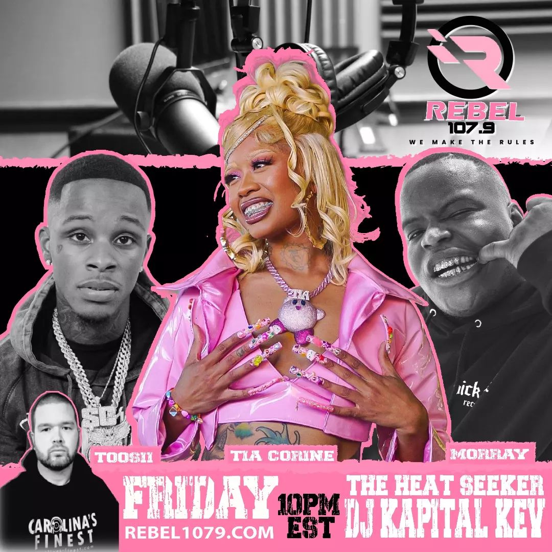 Tonight Rebel 107.9 Starting Your Labor Day Weekend Off Right❗ <a href="/TiaCorine/">tiafreakyass</a> <a href="/toosii2x/">Toosii</a> <a href="/morrayda1/">Morray</a> 
instagram.com/p/CwpmOegLd8f/…