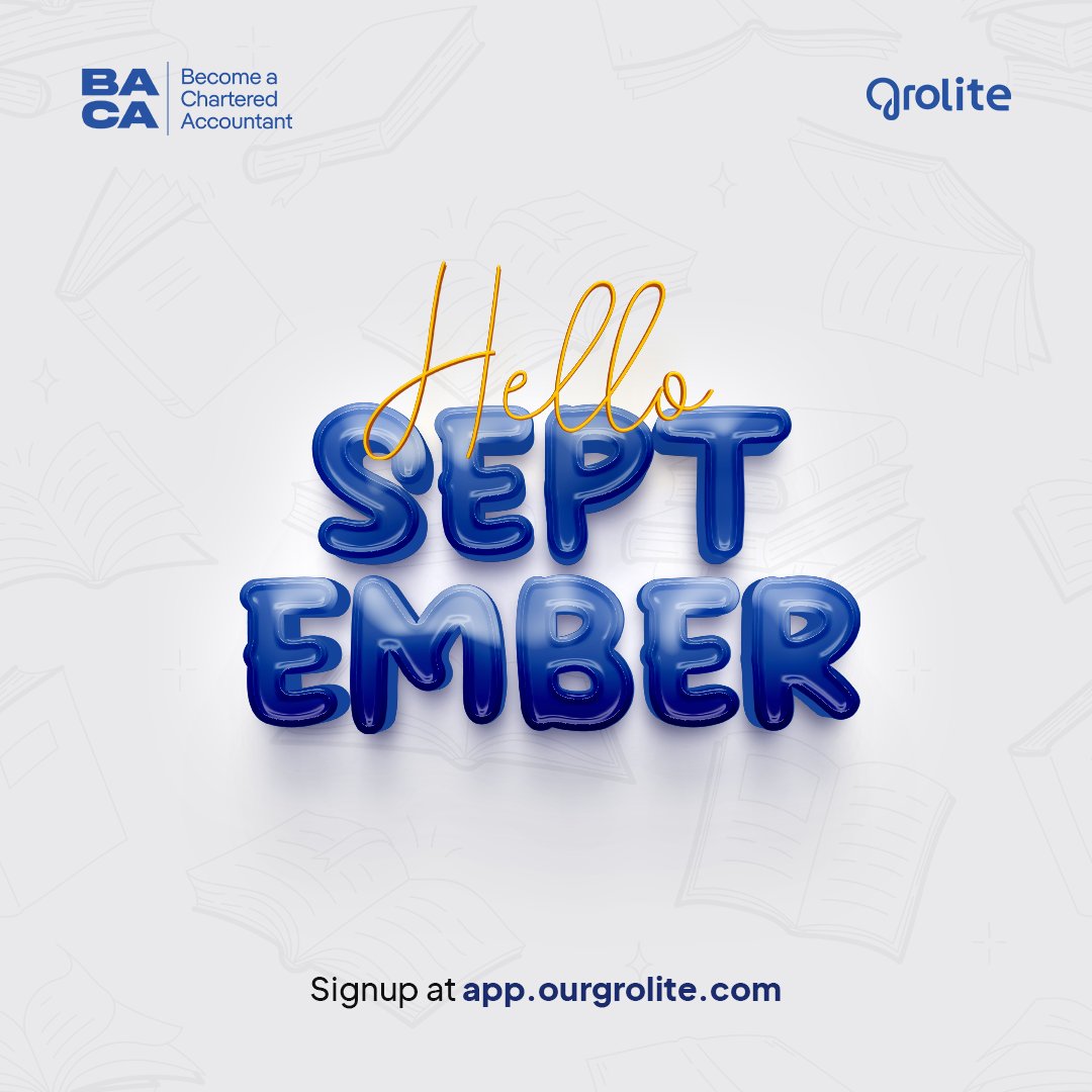 BecomeChartered's tweet photo. Happy new month people!

Here is our creed this month;
I have a clear aim in mind that i want to be a chartered accountant.
I will conquer all my fears
I will make constant attempts because i believe with dedication, i can achieve anything!
#grolite #tgif #september #icandoit https://t.co/e4ya9e0nZV
