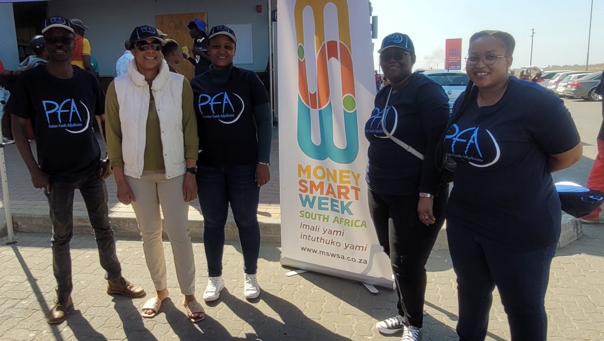 The OPFA staff together with the Pension Funds Adjudicator, Adv Muvhango Lukhaimane participated in the <a href="/MSW_SA/">MSWSA</a> campaign mall activation in Diepsloot Mall. #MSWSA2023