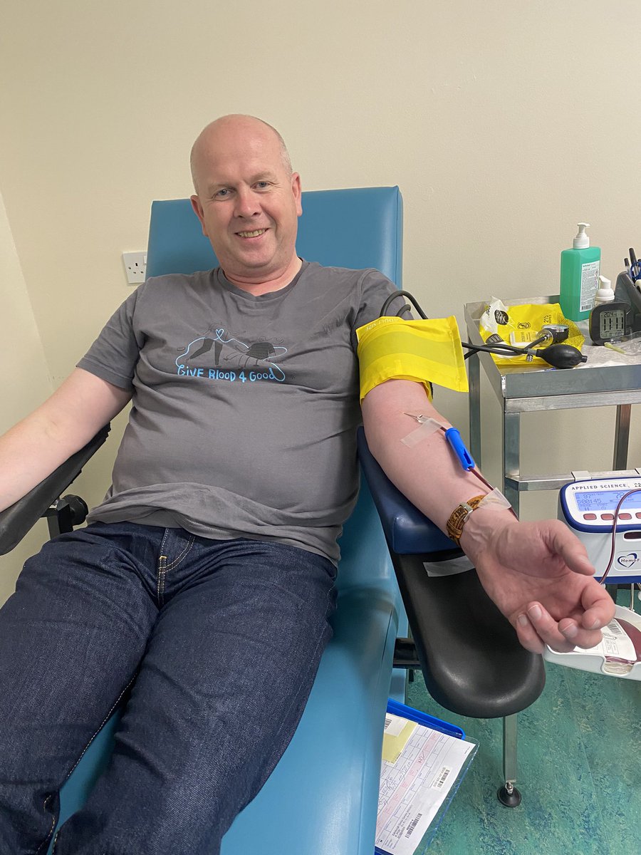 Huge PB today. Filled the pint in 4 minutes 44 seconds!
I’m definitely not competitive, honest 🤦🤦! 
3rd time giving blood in a year
Heart still pumping! 
<a href="/giveblood4good/">Give Blood 4 Good</a> 
<a href="/bbcshetland/">BBC Radio Shetland 📻🎙</a>