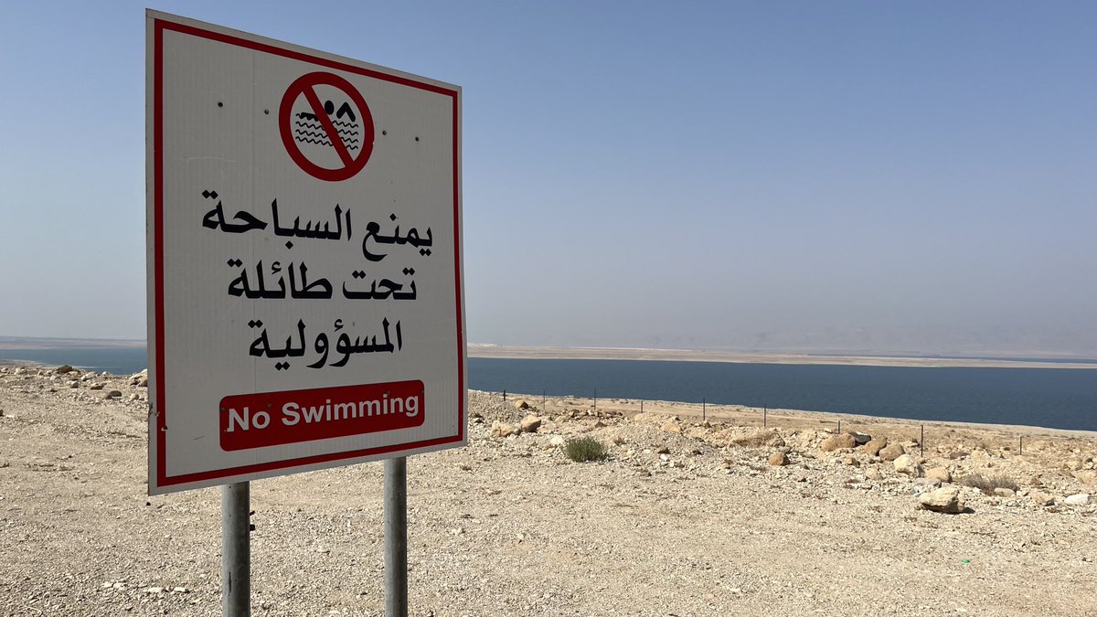 #TheOverlandArchives : luckily you can't drown either at the Dead Sea.. 🤗 #WadiMujib #Jordan # 2023