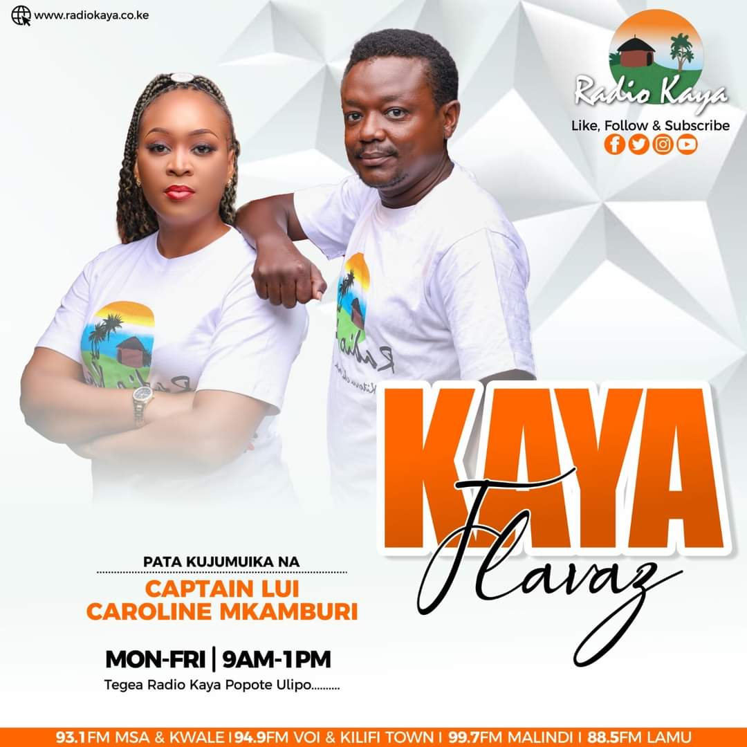 RadioKaya's tweet photo. Chipukizi Friday ndani ya #KayaFlavaz ukiwa nami @Carrie_Mkamburi na @captainlui1
Ni msanii gani anae chipuka ungependa avuke ratili?
#youth
#Chipukizi
#FridayFeeling
#fridayvibes#hapaninyumbani
RADIO KAYA
Sikiliza online kupitia|| https://t.co/X4OIT2uf0S https://t.co/0amDjZRAOG