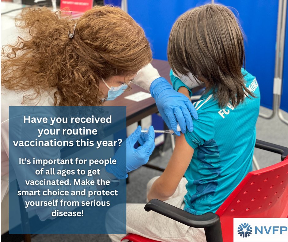 Take a second to reflect: Have you gotten your routine #vaccinations this year? It's important for people of all ages to get vaccinated. Make the smart choice and protect yourself from serious disease! Talk to your doctor to learn more. #NVFP
cdc.gov/vaccines/event…