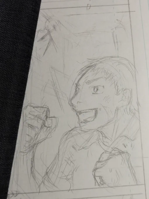 外国人4コマなカンタロウ描いてる 