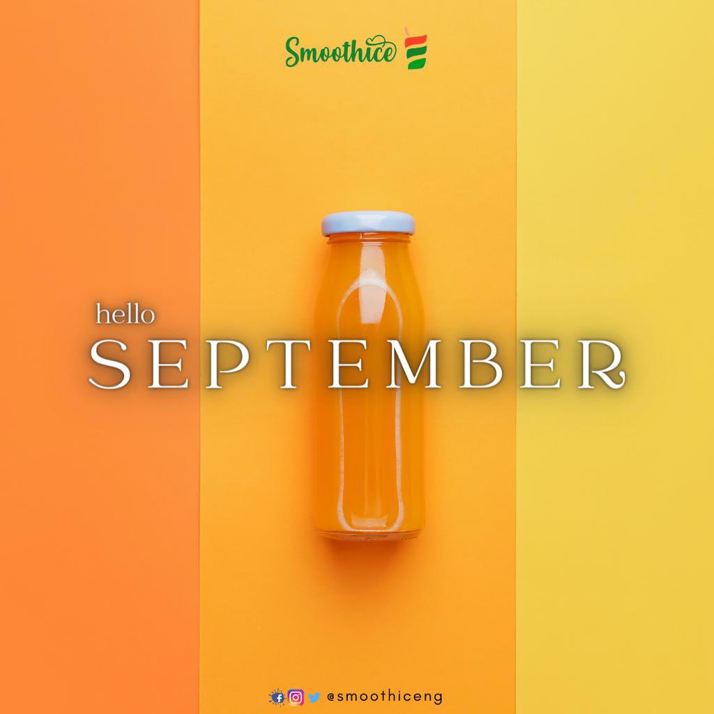 smoothiceng's tweet photo. Happy New Month Everyone. Here’s a fresh toast to an amazing September.

#Smoothice #September #ChampionsLeague #Weareback #Service https://t.co/UJBdHHk8ll