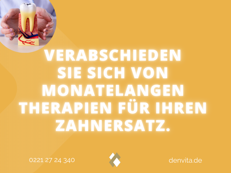 Verabschieden Sie sich von monatelangen Therapien für Ihren Zahnersatz. 

Mit All-on-4 bekommen Sie in nur einer Sitzung neue Zähne! 

denvita.de   

#koeln