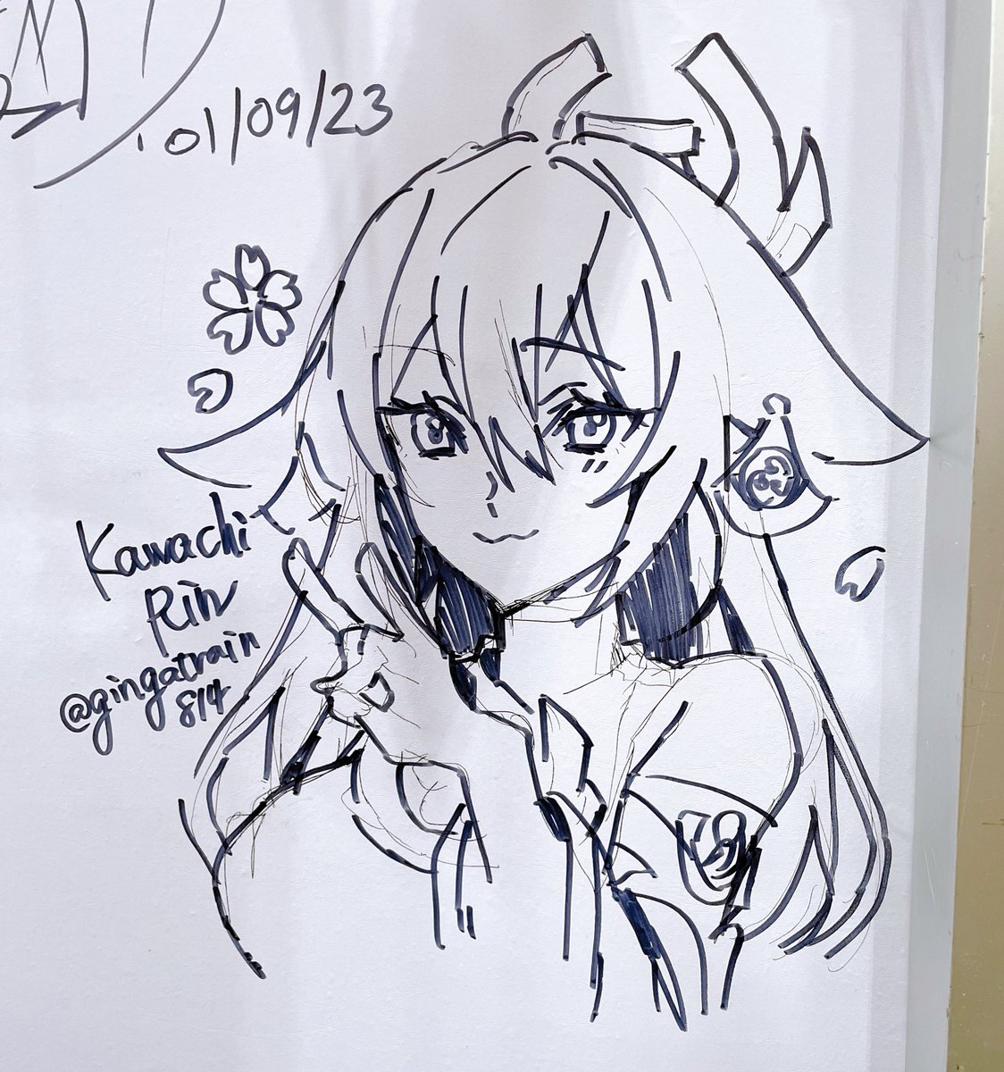 #バンコク日本博2023 で描いた
八重神子🦊⛩🌸
1日目の熱量半端なかった!!
まだ1日目⁉️⁉️⁉️⁉️
八重神子のコスプレイヤーさん見かけてテンション上がって「写真撮ってくださいー!」って声掛けたのに肝心の自分のスマホで撮るの忘れて号泣した(ご本人いらっしゃったら写真ください😭😭)