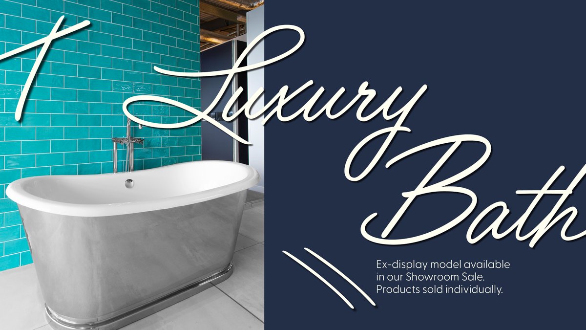 Looking to upgrade your bathroom? Don't miss out on our Showroom Sale in Hexham, near Newcastle! Get your dream roll-top bath at an unbeatable discount of up to 70% off RRP. Hurry in to grab the best deals before they're gone! inhouseltd.co.uk/showroom-desig… #ShowroomSale