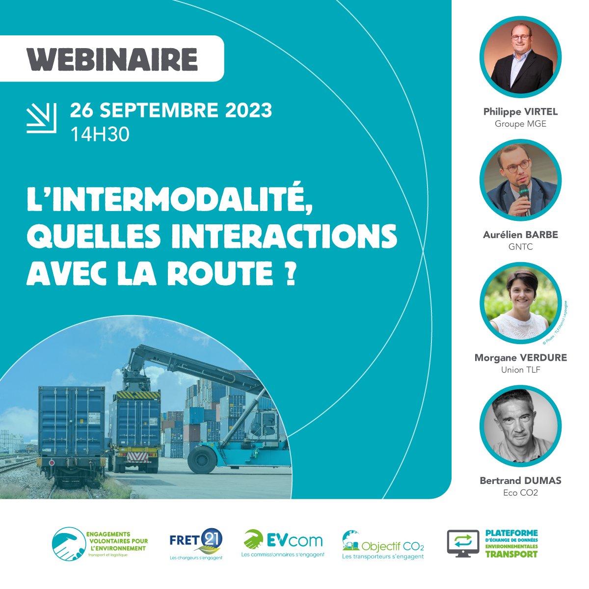 EVE_Transport's tweet photo. 📅 C’est demain à 14h30 ! Le prochain webinaire du #ProgrammeEVE sur l'#intermodalité. 🚛🚝

Avec la participation de :
👉Philippe VIRTEL, Groupe MGE
👉Aurélien Barbé, @GNTCofficiel
👉Morgane Verdure, @UnionTLF

👇👇👇
https://t.co/Tbqr02TwLB https://t.co/7neeDuRozx