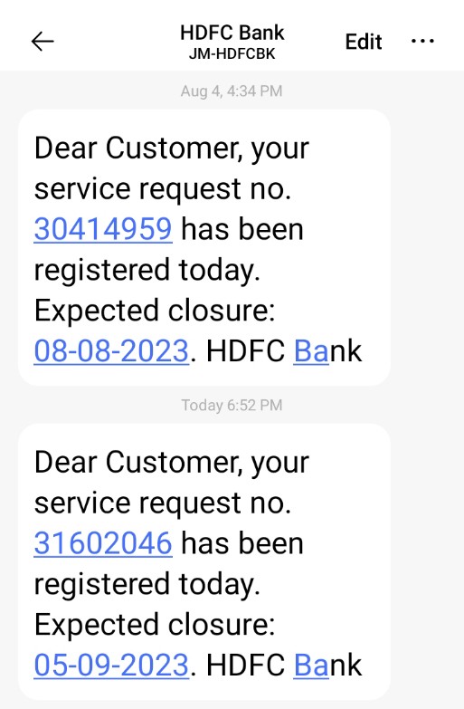 @<a href="/HDFCBank_Cares/">HDFC Bank Cares</a>
<a href="/HDFC_Bank/">HDFC Bank</a> ye Request Number ki gema kisi darpok customer ke saath khelna 1 crore rupye ka maanhani ka claim le kar sidhe
#Ahmedabad_Session_Court mai aao. Logo ko jaan se maarne ki Dhamki dete ho. Aao court mai.
<a href="/indSupremeCourt/">Supreme Court of India</a>
<a href="/RBI/">ReserveBankOfIndia</a>
<a href="/FinMinIndia/">Ministry of Finance</a>
<a href="/LiveLawIndia/">Live Law</a>