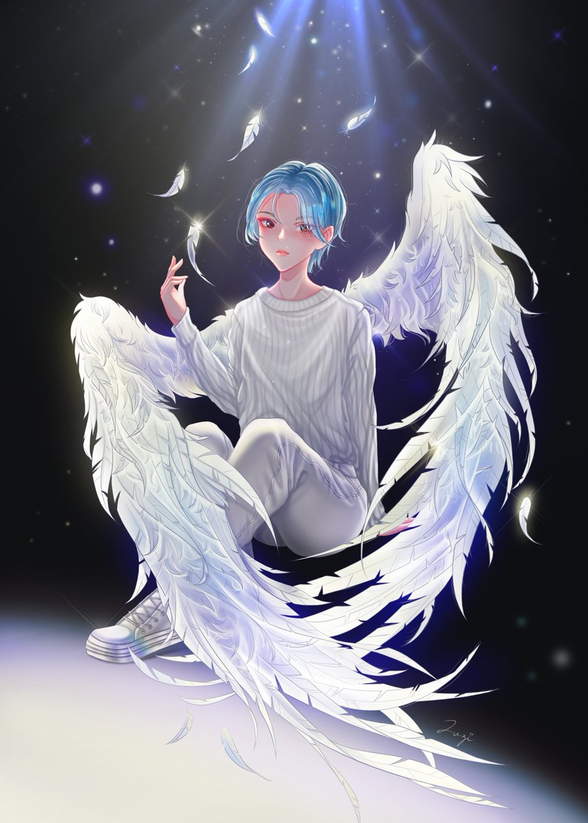zuzivibe's tweet photo. Stray Kids released the song Social Path with japanese singer LiSA. This song is amazing✨ So I drew this art. I really liked Felix as an angel in the clip~
#StrayKids #Straykidsfanart #Felix #LiSA #SocialPath https://t.co/wYTv2G9RLB