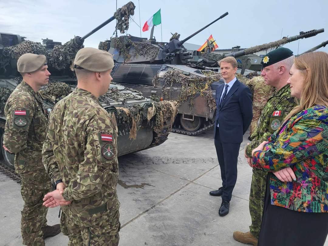 svennihelga's tweet photo. Honoured to serve in Camp Adazi #Latvia as StratCom Specialist for 2 years. Great to have Ambassador Harald Aspelund for a visit and all the best to my successor. Iceland is a solid #NATO Ally contributing skills and financial support to protect democracy and freedom #WeAreNATO https://t.co/DFkhqhhOHA