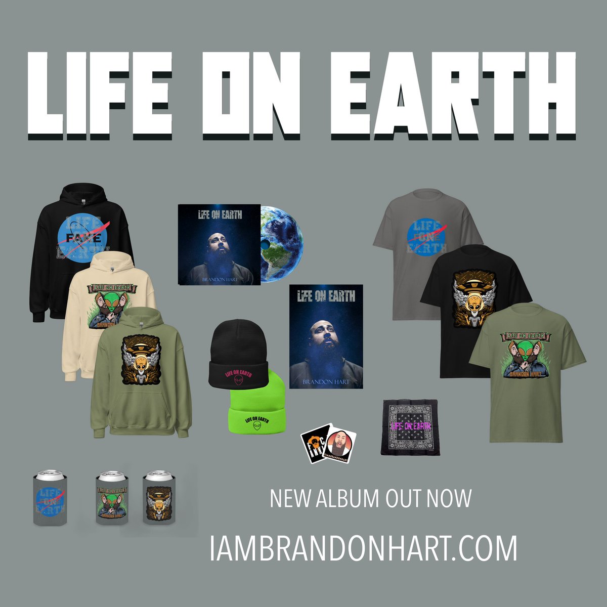 NEW ALBUM “ LIfe On Earth” OUT NOW !! 

iambrandonhart.com