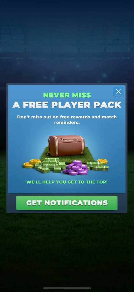 MatchdayManager's tweet photo. 📣⚽️ Keep those notifications on and stay in the game! 🌟⌛️ Don't miss out on matches, rewards, and exciting updates. ⏰🎮 Turn up the excitement and stay ahead of the competition! ⚡️🔔 #MatchdayManager #StayConnected
📲 https://t.co/c6ogiLwRf4 https://t.co/1oiq0ekX4z