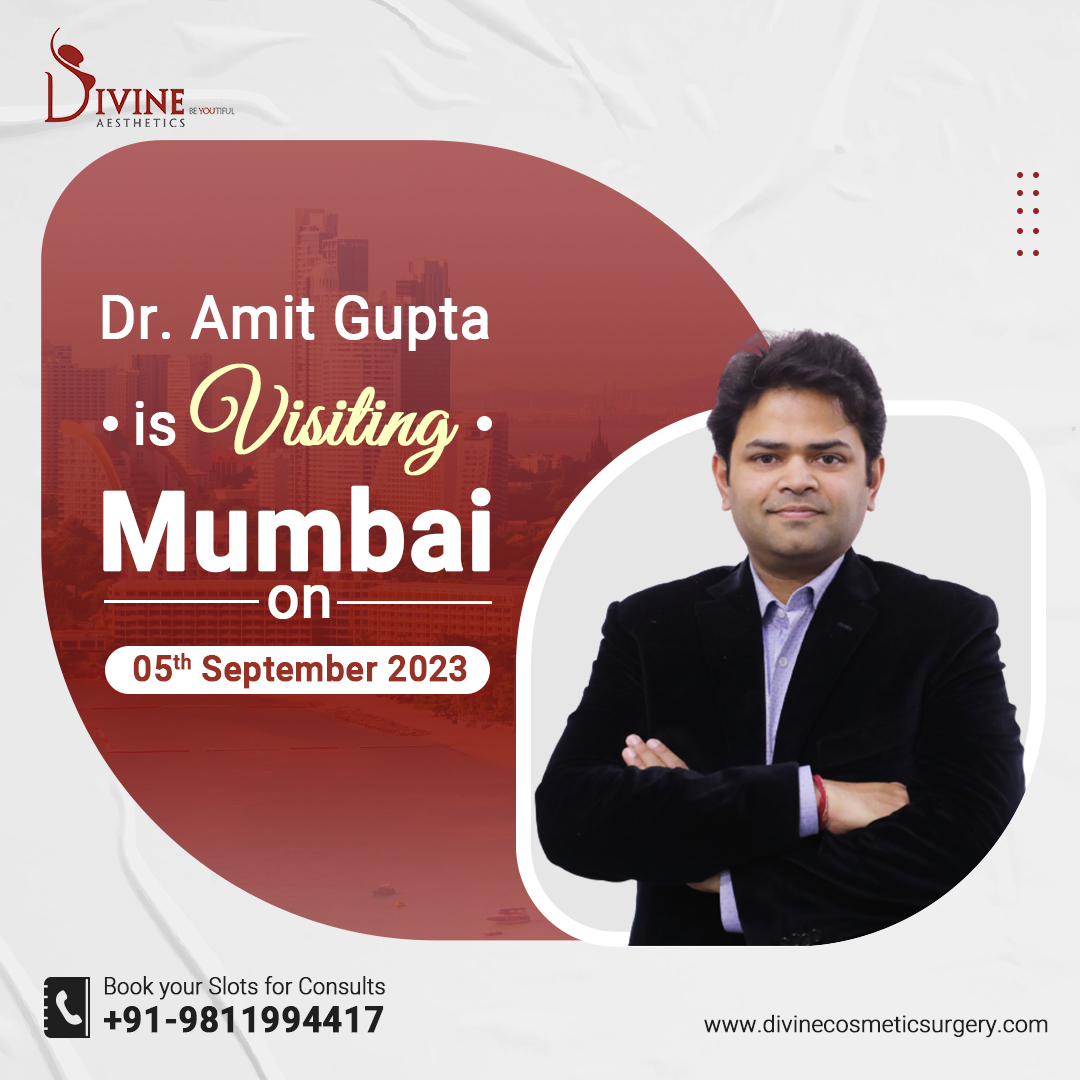 Incredible Announcement! 😍

Get Ready for a Transformational Experience! Dr. Amit, India's Renowned Plastic and #CosmeticSurgeon, Will Grace Your City on September 5th, 2023!    

MARK YOUR CALENDARS  

🔹Book your appointment at +91-9811994417

#aestheticsurgery
