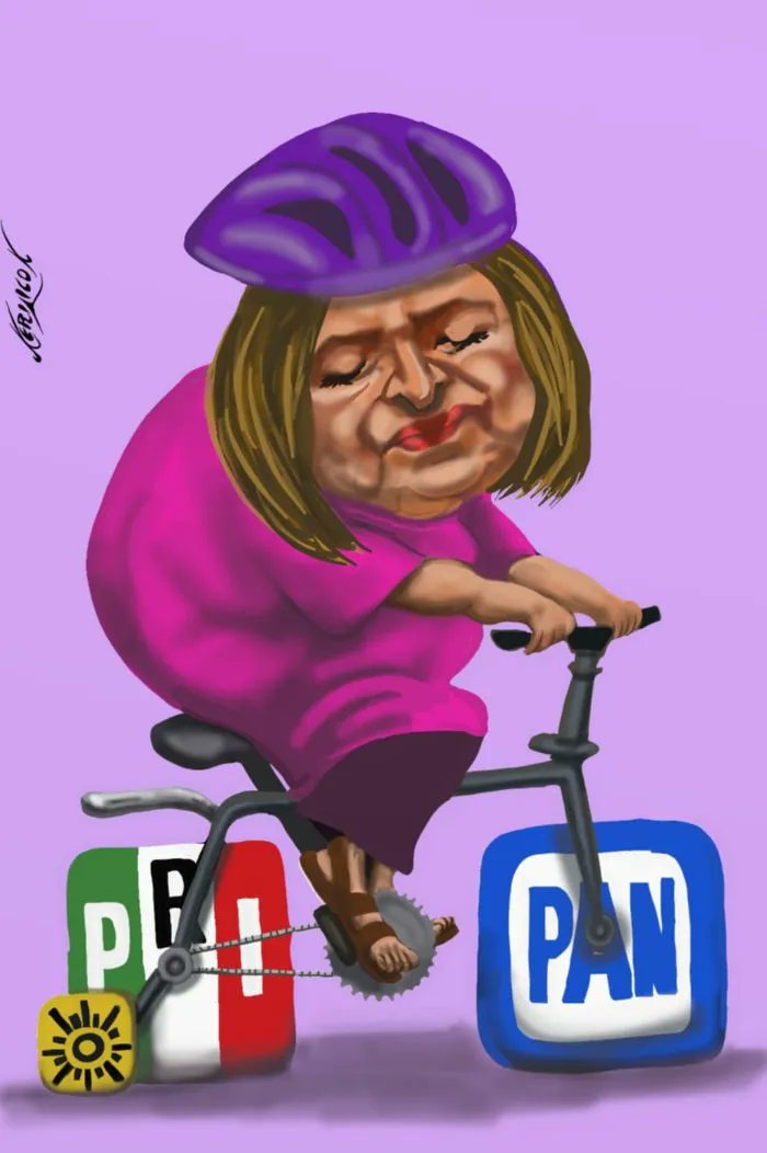 Vehículo. <a href="/eleconomista/">El Economista</a> #XochitlGalvez #FrenteAmplioPorMexico #PRI #PAN #PRD #Elecciones2024