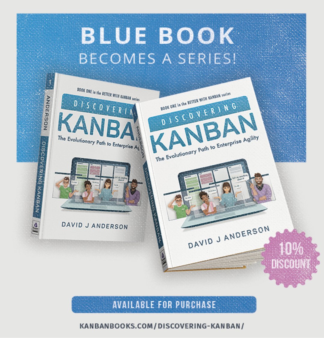 mauvisoft's tweet photo. The legendary "Blue Book" becomes a new "Better with Kanban" series 🌟

The first book "Discovering Kanban" is already available for purchase with a 10% discount 👉 https://t.co/OiIEPJF1pH

#agile #agilecoach #agility #kanban #learning https://t.co/fsT93gH62J