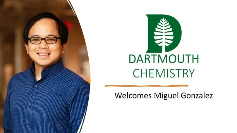 Welcome to @dartmouth to our newest colleague and faculty member @chemgonzalezlab Read more about the Gonzalez group's interests in confinement and reactivity here chem-gonzalezlab.com/research