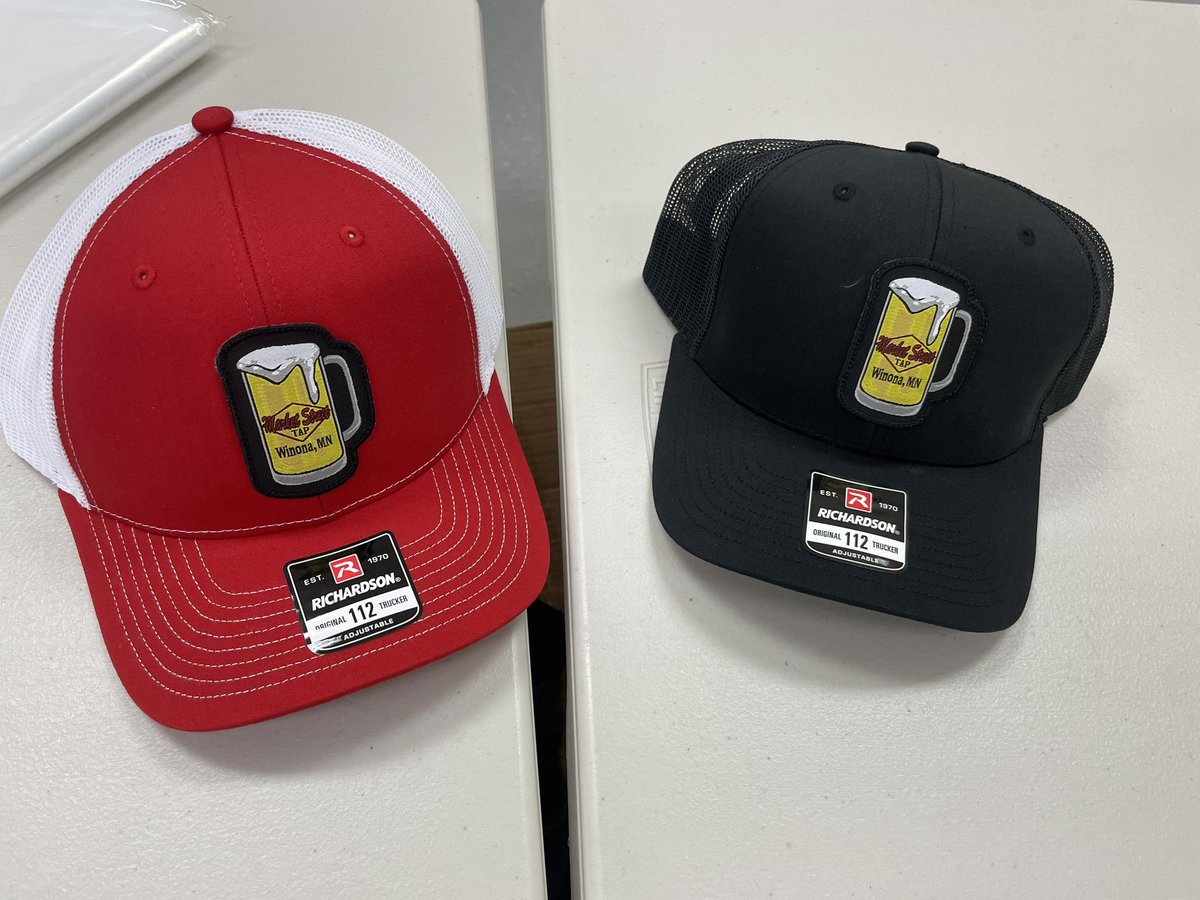 A quick run of custom hats heading over to our new clients at Market Street Tap!

#businessapparel #embroideredpatch