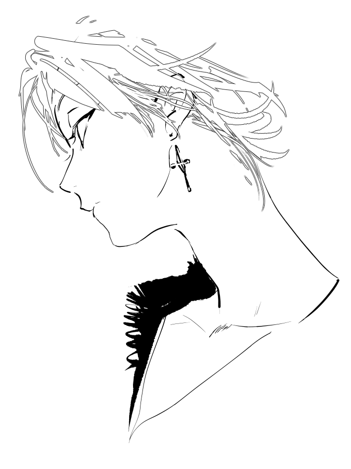 warusa16's tweet photo. (；´Д｀)试图用描边功能偷懒，也没能偷多少 https://t.co/ROySSR0Rkc
