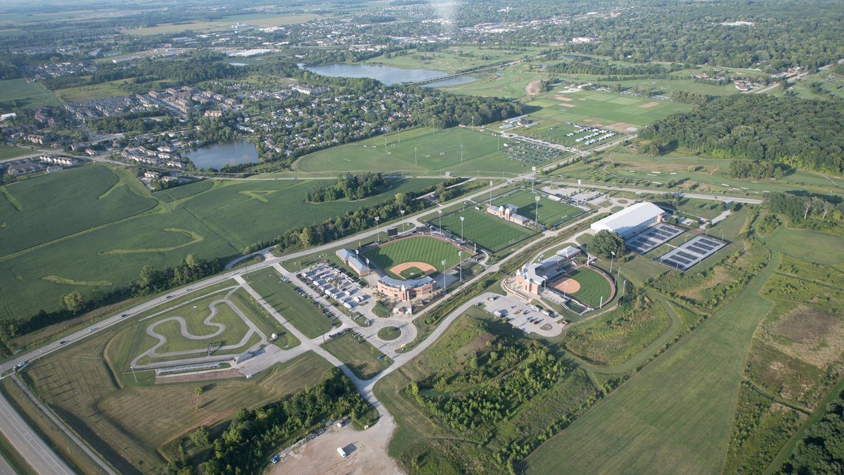 PurdueBaseball's tweet photo. 😍 Celebrating the All-Seasons Beauty of Alexander &amp; the @LifeAtPurdue Campus.

#FlashbackFriday to Sept. 1, 2022 &amp; @Kierstincv's aerial shots before @BoilerFootball's Thursday night opener. #BoilerUp 🏟️💛🖤 https://t.co/kUF2wZTyqz