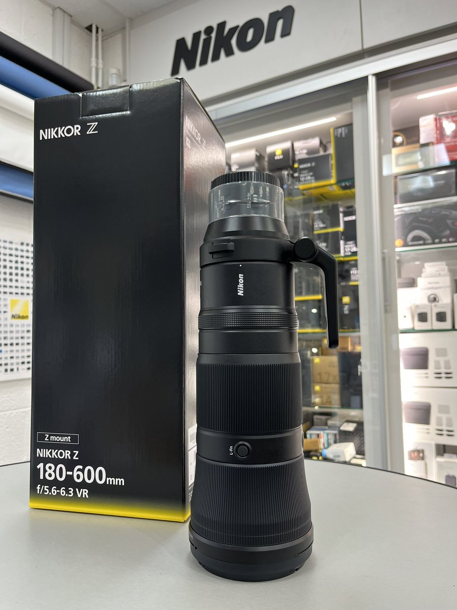 BarkerPhotograp's tweet photo. NEW Nikon Z 180-600mm Lens just arrived- One only available immediately 👌 https://t.co/RHCTBST6MA https://t.co/VGJ9rK5QJE