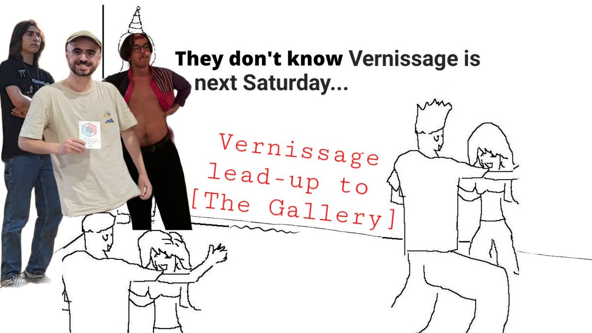 <a href="/abakedgood/">ba k e d goods</a> &amp; the clowns who made "The Warehouse" and "Melee @ The Reset" bring you:

Vernissage

🎮 Super Smash Bros. Melee
👥️ Capped @ 24 Entrants
🗺 Sihlstrasse 91, 8001 Zurich (Stauffacher)
⏰️ 12:00 Venue, 13:00 Bracket
📅 9/9/23 - next Saturday
🌐 start.gg/vernissage