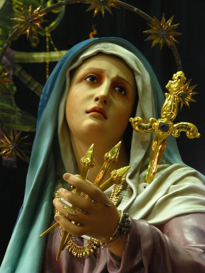 1romancatholic's tweet photo. Pray for us, most Sorrow Virgin,
R. That we may be made worthy of the promises of Christ. ππ»π
#7SorrowsofMary #CatholicTwitter #Catholic https://t.co/ioFuSt3ZTp