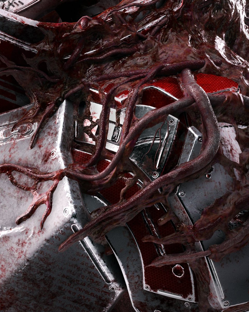 "Absorption"

Collab with my dear friend <a href="/BelyaevMD/">BELYAEV</a>  🤍✨

I am very glad that after a very long time we have reached its publication 😅

#3d #digitalart #scifi #hardsurface