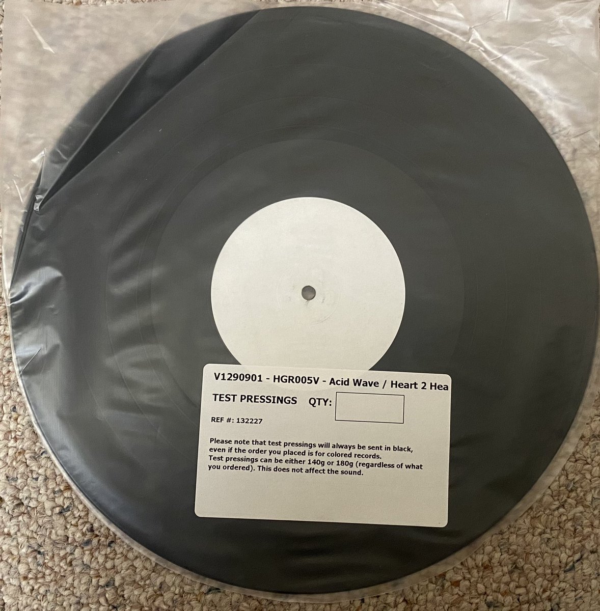 Hi everyone - we have a surprise for Bandcamp Friday! You can buy a test pressing for the @acidwaveband heart2heart vinyl, exclusively on Bandcamp. There are only 10 available, so pick up a copy before they sell out. acidwaveband.bandcamp.com/album/heart2he… Thank you again for your support! 💜