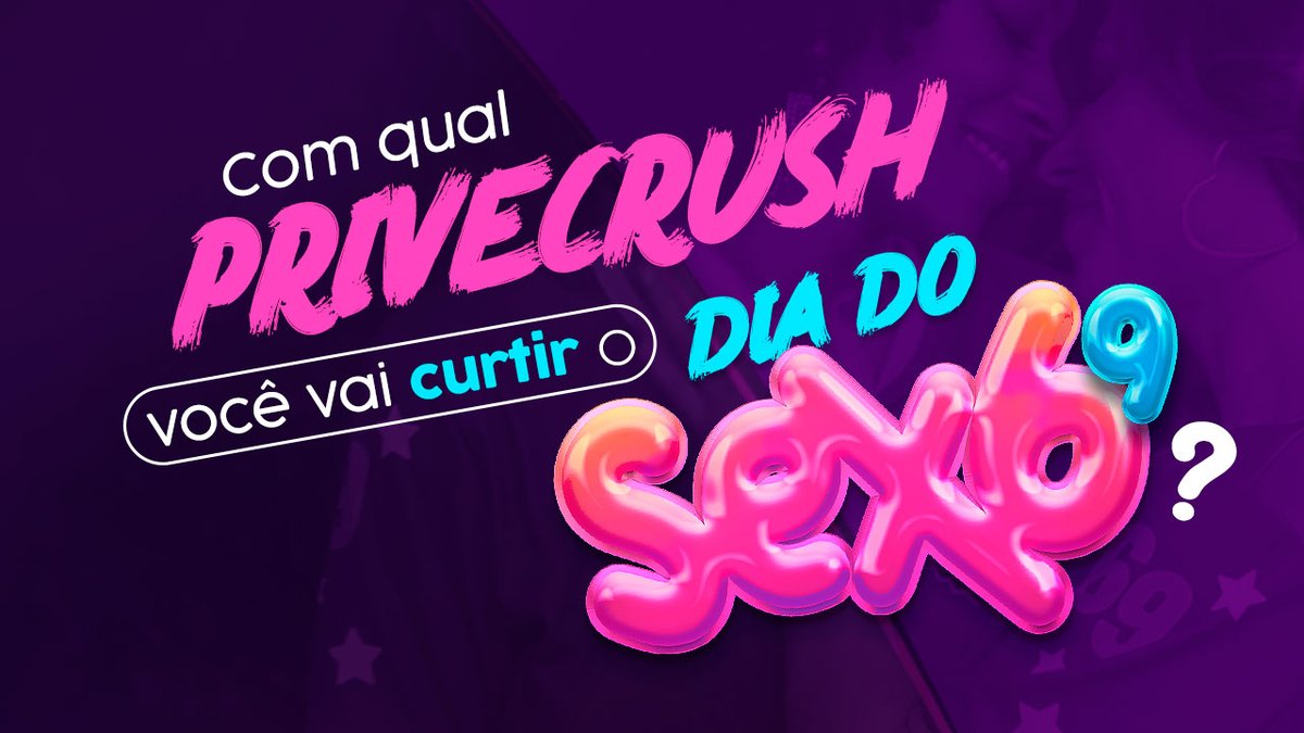 Qual PriveCrush vai receber sua visitinha num Chat Exclusivo para comemorarem juntos o Dia do Sexo? Comenta aqui, dá RT e concorra a 50 de bônus para curtir o 6/9!

Serão 9 ganhadores (um por CPF). Resultado dia 05/09.