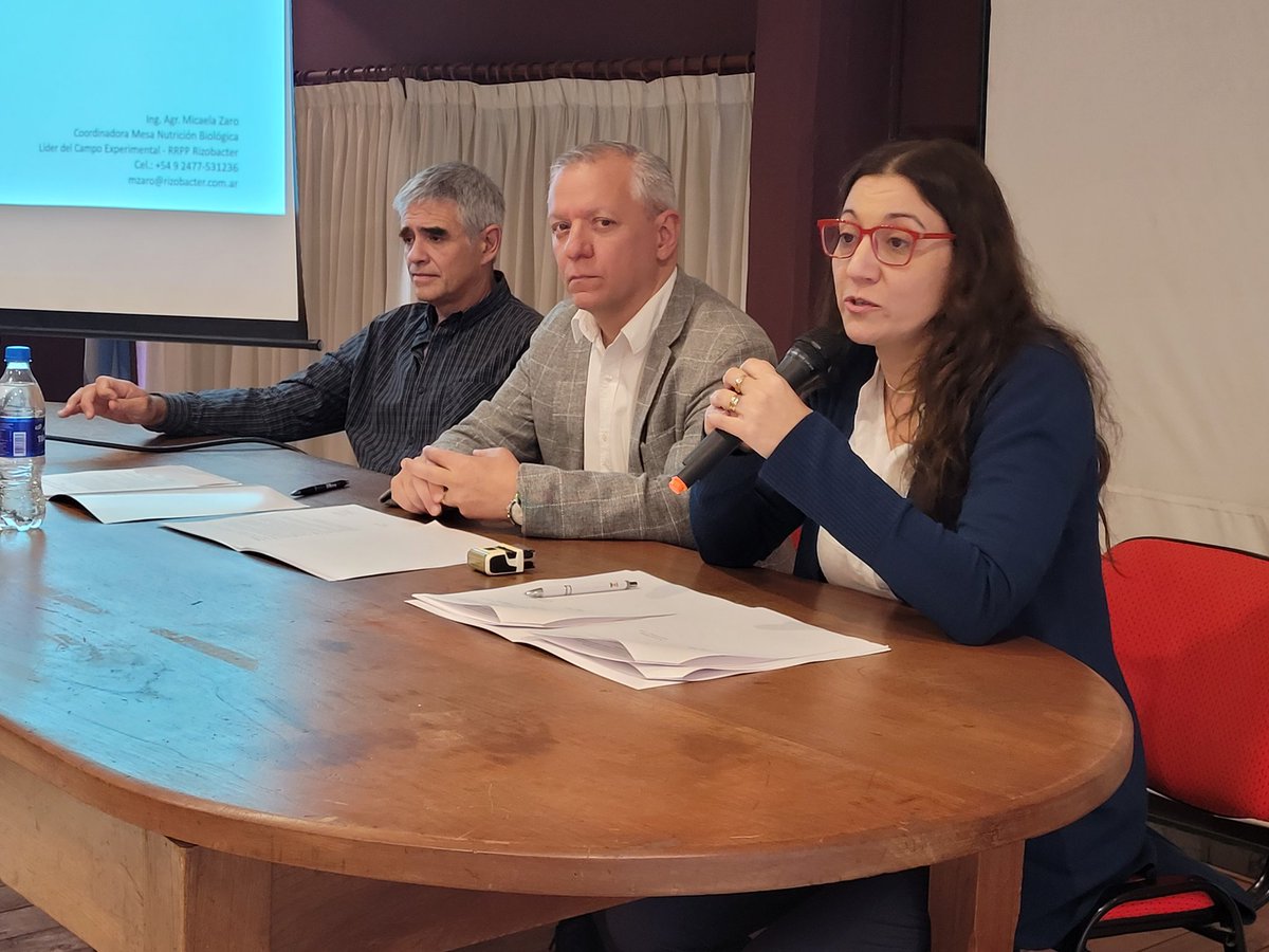 pcorrea_'s tweet photo. Presentación del III Encuentro Nacional sobre producción de cultivos extensivos con Biológicos y Estrategias Sustentables en el marco de Expo Feria 2023 https://t.co/S3twtLir3Y
