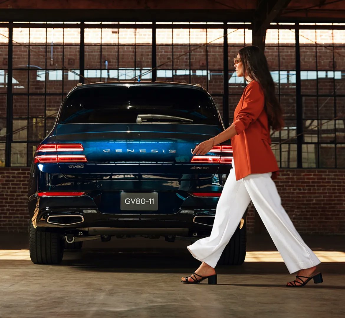 Walking into a holiday weekend like... #GenesisGV80 #LaborDayWeekend