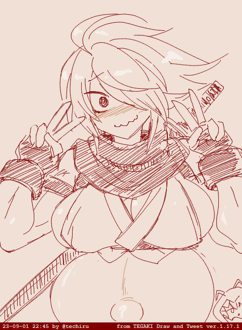 くのいちの日なので目立っていいよって言われたかすみ丸 活躍のほどはこの辺で! グレープのおしらせ～1年ぶりのバトル妊婦編 | ちる #pixiv https://t.co/Kqv9rQ5DLY 