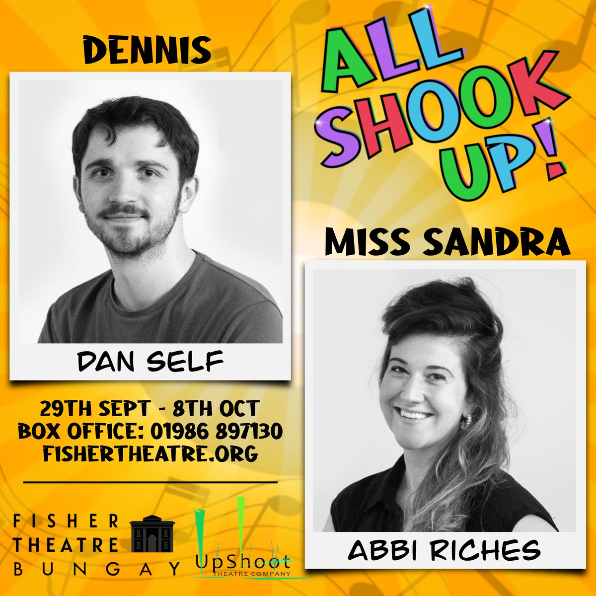 UsUpshoot's tweet photo. 🎷 MEET OUR CAST 🎷

Next up is the brilliant Dan Self! Dan has been performing with Upshoot since 2018 in Moulin Rouge (as Christian), Guys &amp; Dolls and Blackadder! We’re so happy he’s back with us for this show. (1/?) https://t.co/Km3rk91vhx