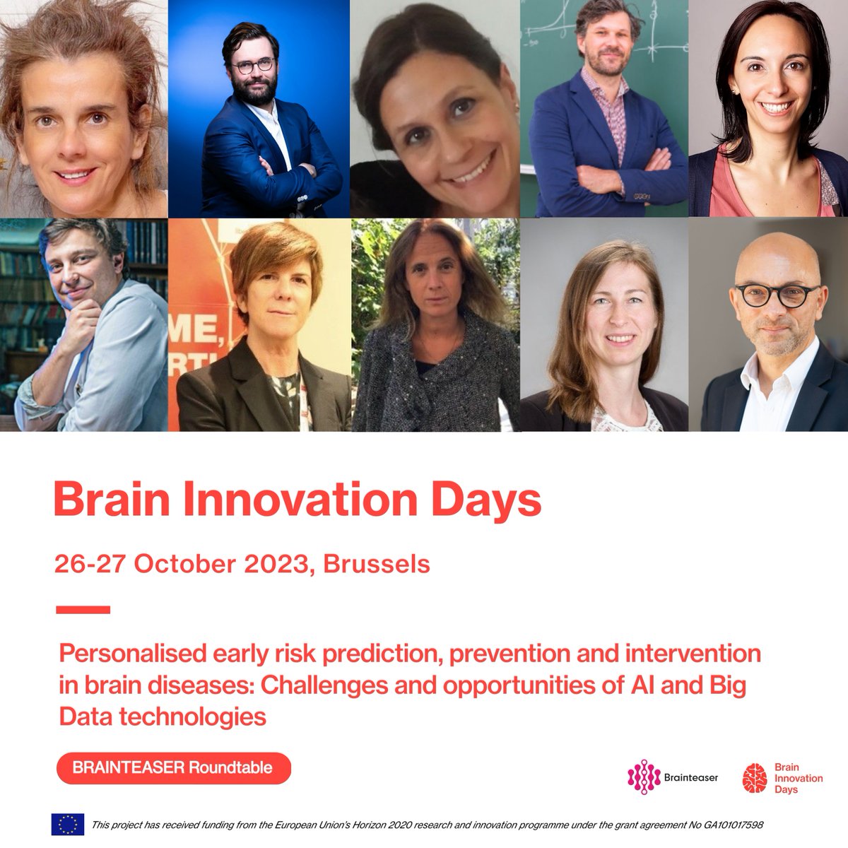 The <a href="/brainteaser2020/">BRAINTEASER</a> roundtable aims to promote collaboration 🤝 among related EU projects and foster the translation of #research breakthroughs into #innovation and policy changes.

Check out the programme &amp; join us at the #BIDays 👉 bit.ly/3JCVhkw