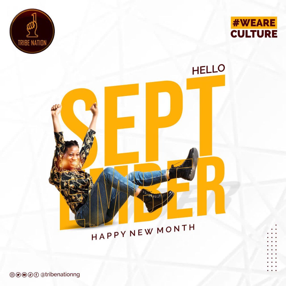 Here's to new beginnings and opportunities. Happy New Month from all of us at Tribe Nation Entertainment. 

#september #tribenation #weareculture