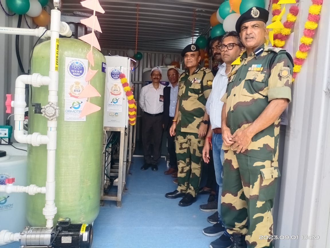 Desalination plant for BSF jawans by BARC dedicated in Kutch