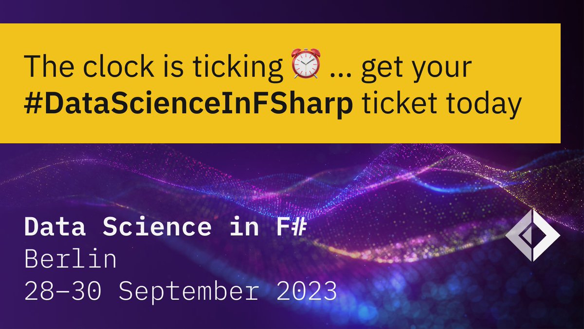 FsLab (@fslaborg) on Twitter photo Still not got your #DataScienceInFSharp ticket?🤔
We don't want you to miss out on this one of a kind #FSharp event: interactive workshops, exciting hackathons and a speaker line up including <a href="/dsymetweets/">Don Syme</a> & <a href="/tomaspetricek/">Tomas Petricek (find me on BlueSky)</a>.
Tickets are almost sold out⌛: datascienceinfsharp.com Still not got your #DataScienceInFSharp ticket?🤔
We don't want you to miss out on this one of a kind #FSharp event: interactive workshops, exciting hackathons and a speaker line up including <a href="/dsymetweets/">Don Syme</a> & <a href="/tomaspetricek/">Tomas Petricek (find me on BlueSky)</a>.
Tickets are almost sold out⌛: datascienceinfsharp.com