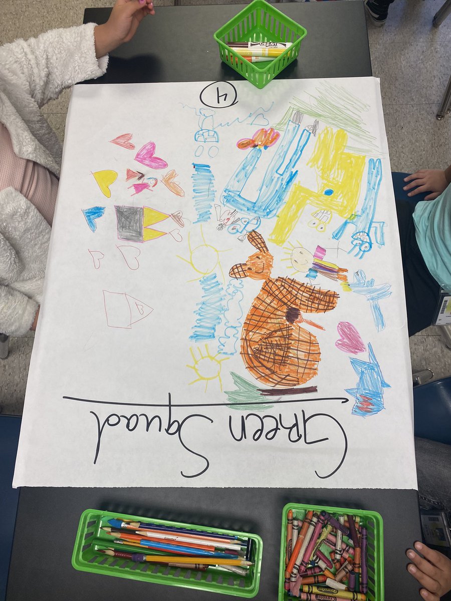 TheMrs_Madden's tweet photo. My 1st graders applying what they learned about the Elements of art and applying it to individual and collaborative artwork. @DunnES_AISD #myAldine  #VisualArts #ArtStudio118 https://t.co/DPQpXegPwX