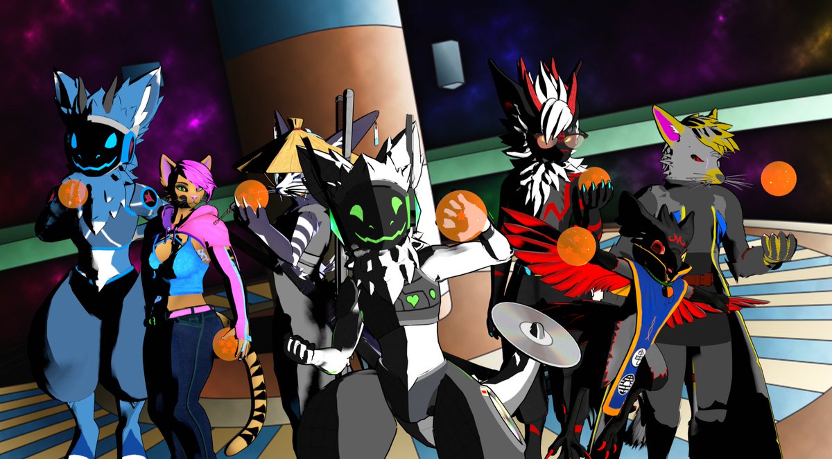 MaxisExtreme's tweet photo. If these are my 7 of the 10 fighters for my tournament of power lineup, watch out, lmao! The proto and Rex on both ends belong to @LTTwich #Blender #DragonBallSuper #DragonBall #ToPLineup https://t.co/bUw1rVjIEA