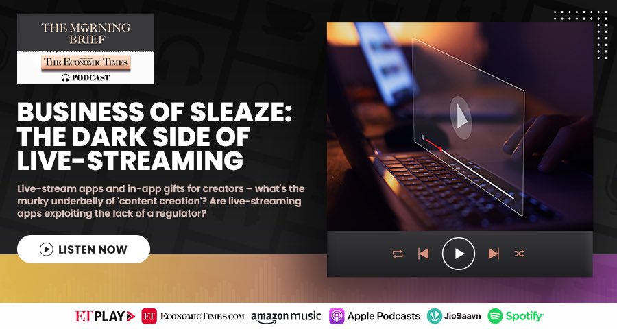 Explore the world of live-stream apps & the murky underbelly of ‘content creation’. Who is liable, the creator or platform? @diarekhiET asks Deepak Salvi, Co-founder, @Chingari_IN. Ashish, Capstone Legal & @BhatiaNirali, Cyber Psychologist.
🎧 Listen now:
bit.ly/3vN13Z3