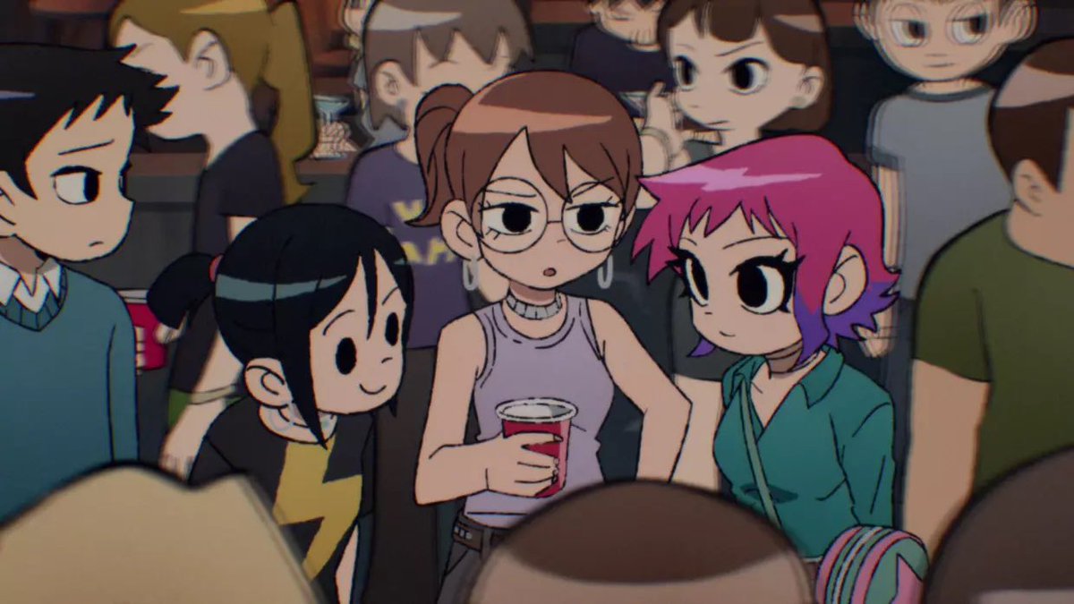 UltimaShadowX's tweet photo. Absolutely unreal how good the Scott Pilgrim anime is looking. https://t.co/gCL7JUjxQb
