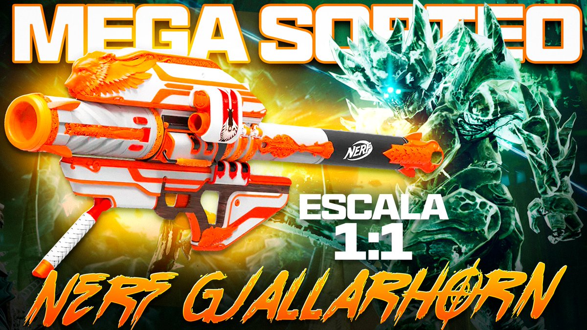 TheDaykyri's tweet photo. 🚨🚨 MEGA SORTEO! #Destiny2! 🚨🚨

🎁 NERF LMTD Destiny Gjallarhorn Blaster Gracias a @destinygamees

🐾 Sigue a @destinygamees y @TheDaykyri 
🔁 RT, ❤️MG y 📩Guardar Tweet!

🏁Fin: 19 septiembre 2023, 16:00 (UTC+2)

*4 feet (1meter) long, the blaster is designed at a 1:1 scale. https://t.co/pzEqEqPvKS