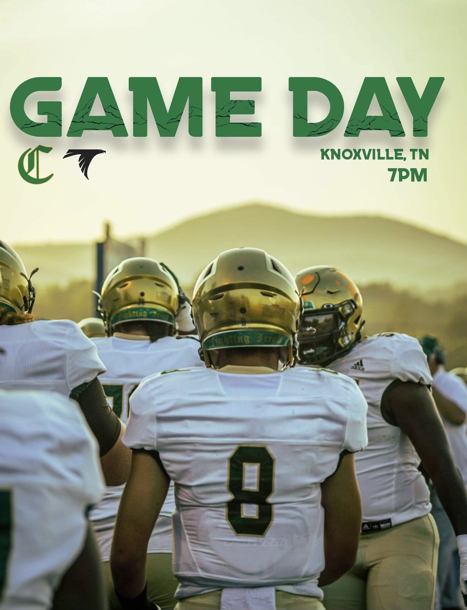 It’s game day‼️ Home against Pope John Paul II! Kickoff is at 7:00 PM, GO IRISH ☘️
