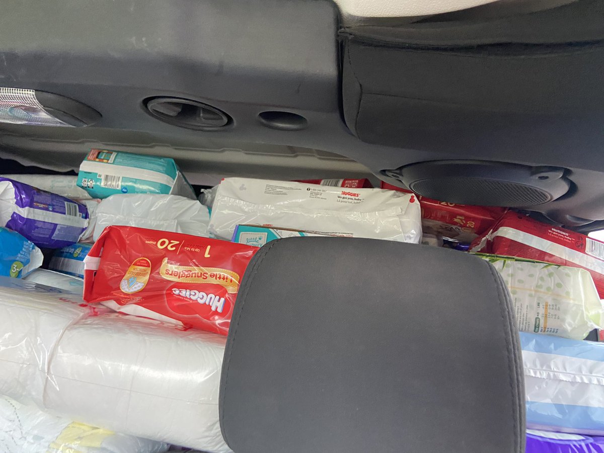 How many diapers can be loaded into a <a href="/Jeep/">Jeep</a> Wrangler? A LOT ... Great job <a href="/TCBOE_LES/">Lincoln Elementary</a>