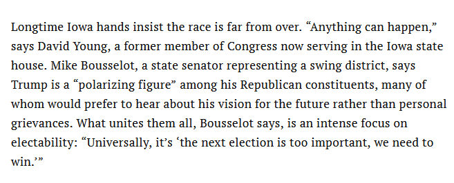 DeSantis' presumptive running mate Kim Reynolds not only implementing 'Climate Change' nonsense but screwing over small Iowa landowners to do it.

StateSen Bousselot is another DeSantoid, national journos' go-to guy for quotes about how Trump is too 'polarizing' for Iowa.  #IAGov