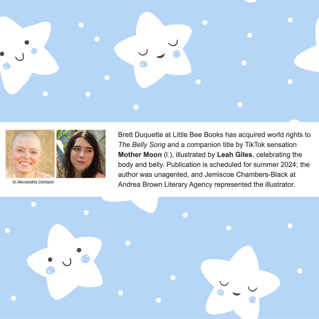 We are elated to announce the publication of #TheBellySong from Tiktok star #MotherMoon, with illustrations by <a href="/leahmgiles/">Leah Giles</a>. This new board book celebrates all the different kinds of bellies and is the perfect tool for teaching Baby self-love. 

#BeeAReader🐝