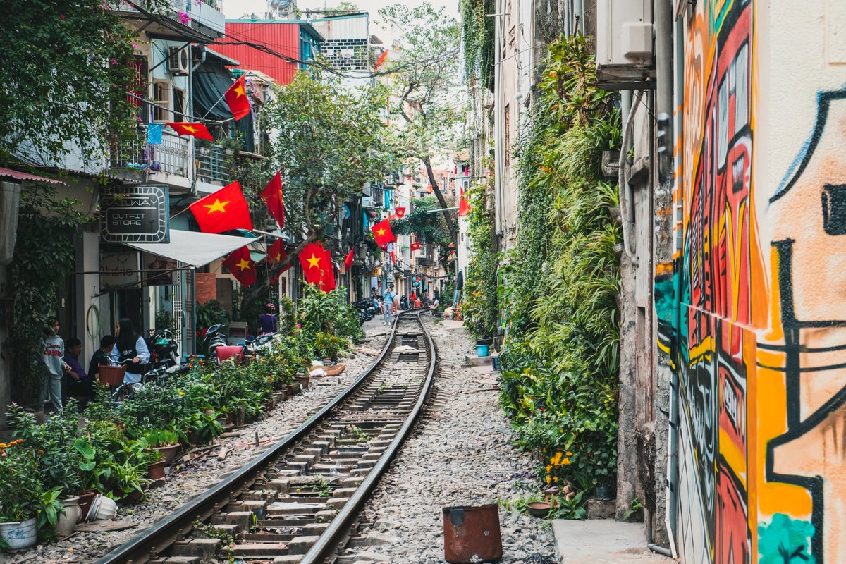 The vibrant streets of Hanoi - where history meets modernity! 🇻🇳 #VietnamAdventures #HanoiDiaries