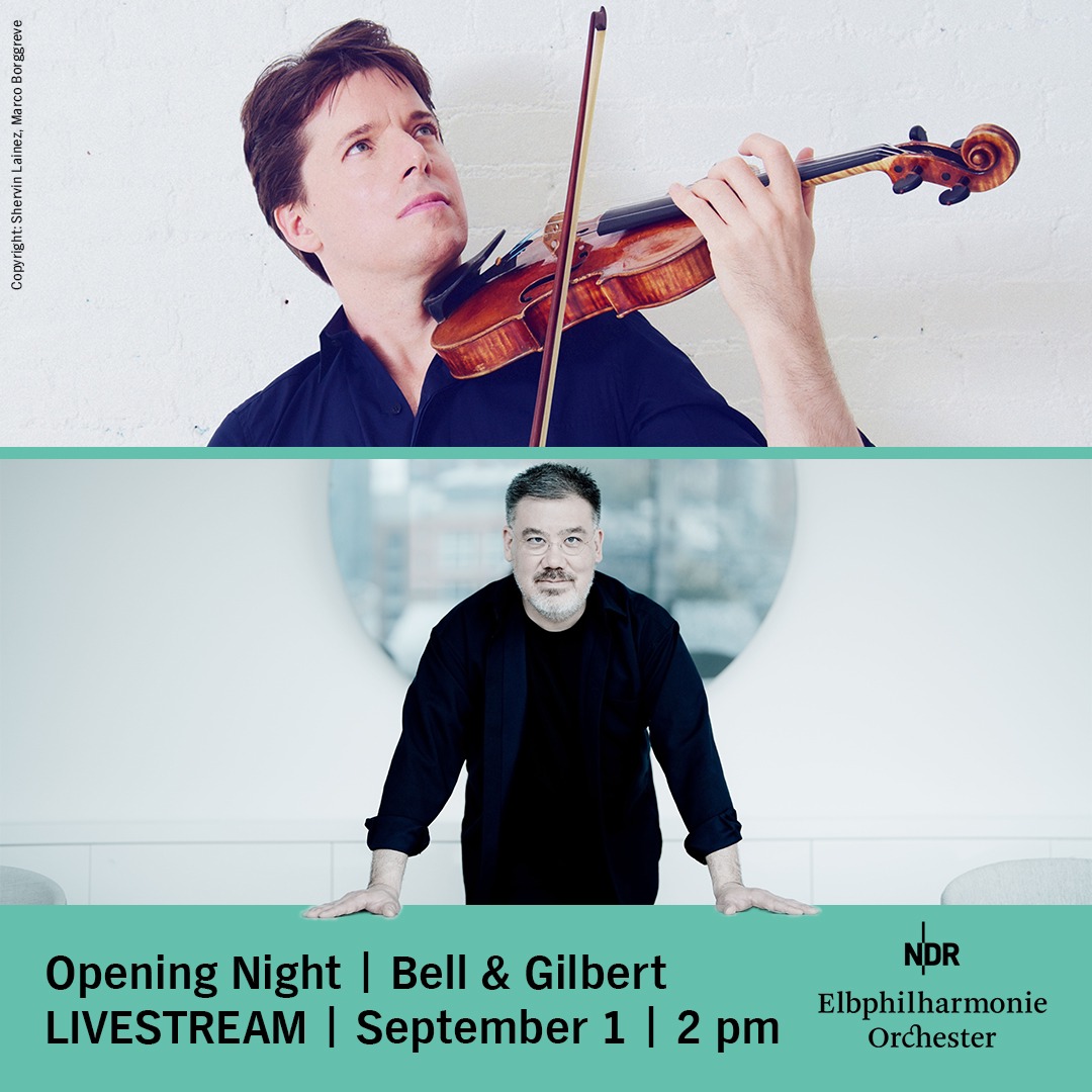 Opening night is tonight! Livestream the opening night at @elbphilharmonie with @JoshuaBellMusic and #NDRElbphilharmonie. It is available to live-stream on YouTube here ▶️ bit.ly/3qYxRQv. Event details are on Elbphilharmonie's website, here ▶️ bit.ly/3sziIFR